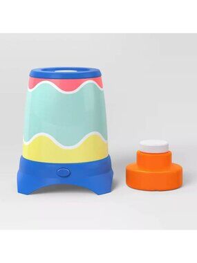 Set of 2 Sun Squad Cyclone Bubble Machine 4 Fl Oz Battery Operated Bright Colors